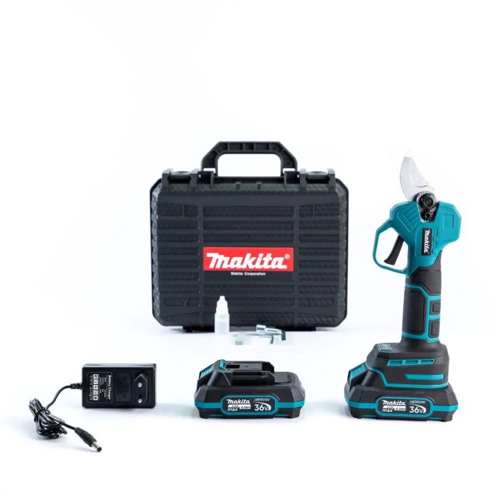 Бесщеточный аккумуляторный секатор Makita DUP385 (36V, 6AH) Мощный садовый АКБ секатор Макита 30 мм
