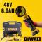 Кутова акумуляторна шліфувальна машина DeWalt DCG413 (48V, 6Ah, диск 125мм) Болгарка Деволт з 2 АКБ для різання та шліфування