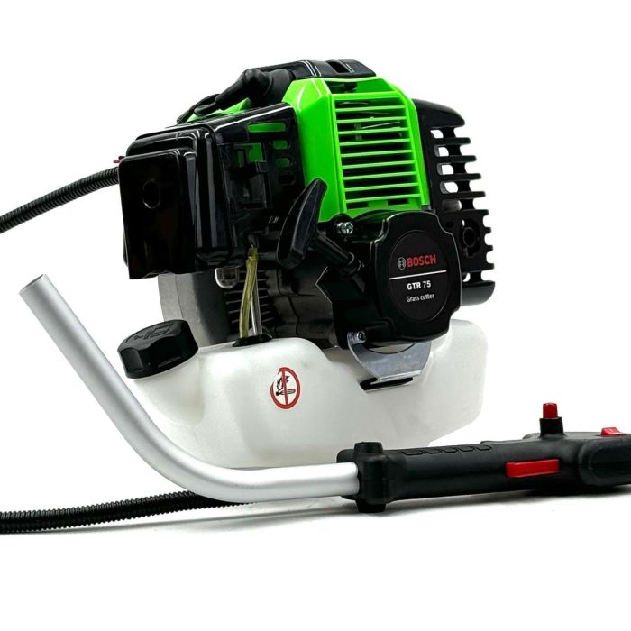 Мотокоса Bosch GTR75 Мощная садовая мотокоса для высокой травы, Бензиновая коса Бош 52см3 Комплект "VIP"
