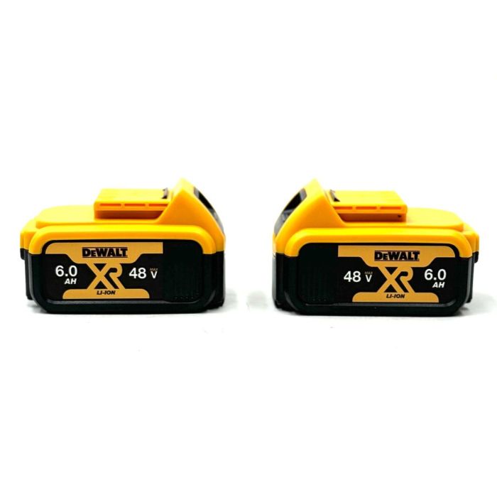 Кутова акумуляторна шліфувальна машина DeWalt DCG413 (48V, 6Ah, диск 125мм) Болгарка Деволт з 2 АКБ для різання та шліфування