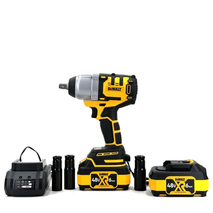 Гайковерт акумуляторний DeWalt DCF900P2T (48V, 6AH, 500Нм) Безщітковий ударний гайковерт Деволт