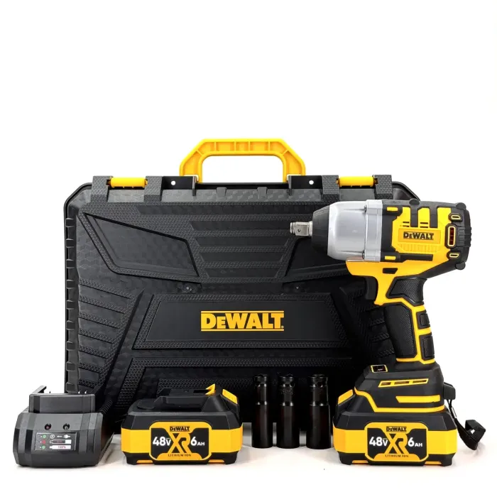 Гайковерт акумуляторний DeWalt DCF900P2T (48V, 6AH, 500Нм) Безщітковий ударний гайковерт Деволт