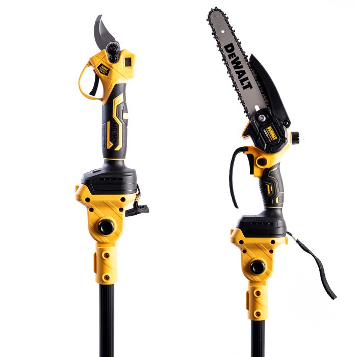 Набор DeWalt 3в1 (36V 5Ah) Мини пила DCMPH525P1 + Секатор DCMPP563N + телескопическая штанга 3м + Высоторез
