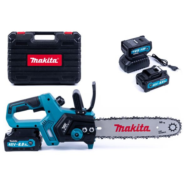 Аккумуляторная пила Makita DUC230Z (48V, 6Ah) Бесщеточная АКБ пила Макита c шиной 30 см для веток и дров