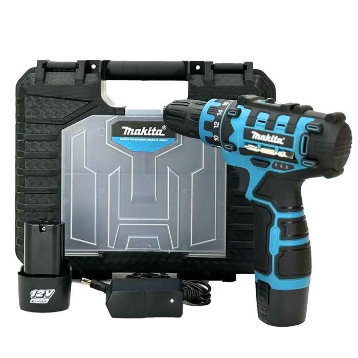 Акумуляторний дриль-шурупокрут Makita 8282 DWALE BLUE (12V, 3AH) Надійний компактний шурупокрут Макіта