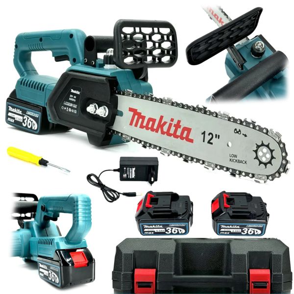 Акумуляторна пила Makita DUC125ZQ (36V, 6 Аh) АКБ пила шина 30 см Макіта з автоматичним змащенням ланцюга