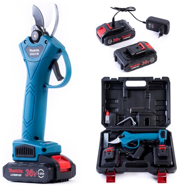 Бесщеточный аккумуляторный секатор Makita DUP52BL (36V, 5Ah) Акб секатор макита садовый электросекатор 30мм