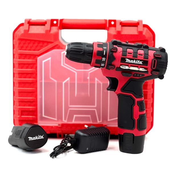 Аккумуляторный дрель-шуруповерт Makita 8282 DWALE RED (12V, 3AH) Надежный компактный шуруповерт Макита