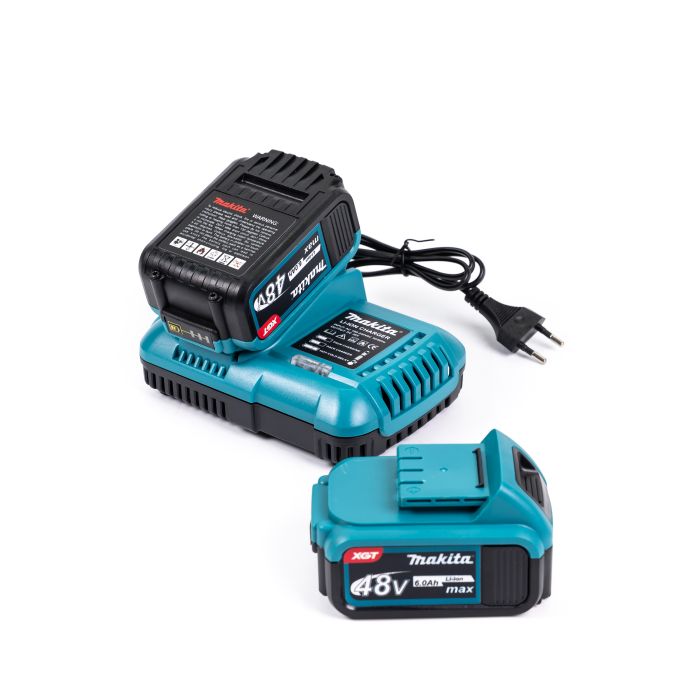 Аккумуляторный бесщеточный шуруповерт Makita DHP501RTE (48V, 6Ah) Шуруповерт ударный Макита 13 мм с насадками в кейсе