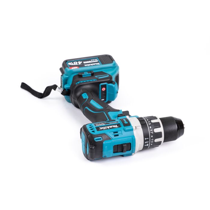 Аккумуляторный бесщеточный шуруповерт Makita DHP501RTE (48V, 6Ah) Шуруповерт ударный Макита 13 мм с насадками в кейсе
