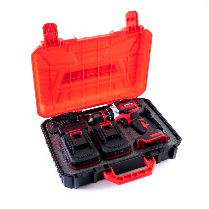 Шуруповерт акумуляторний Makita DHP486 (36V, 6Ah) Шуруповерт Макіта з ударом і швидкозатискним патроном 10мм в кейсі