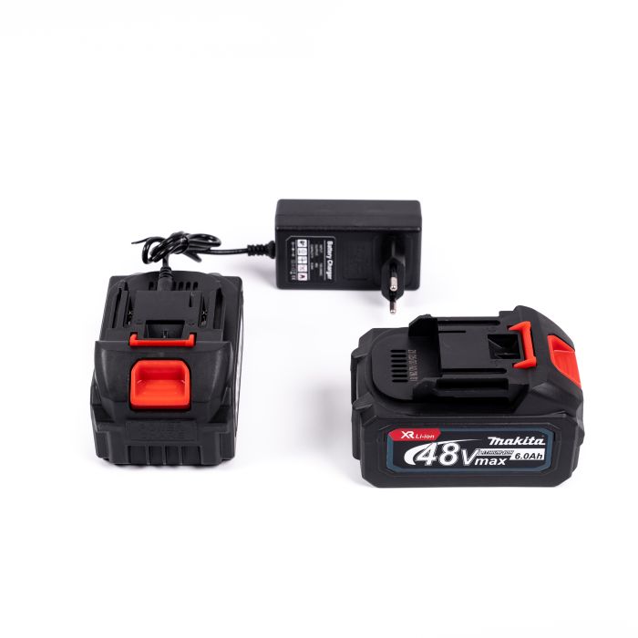 Телескопическая аккумуляторная пила Makita UC020GT (48V, 6Ah) Бесщеточный АКБ высоторез Макита шина 30см для веток и дров