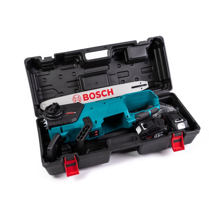 Безщіткова акумуляторна пила Bosch GSR340iW (48V, 12 Ah) Ланцюгова АКБ пила Бош з шиною 45 см для дров
