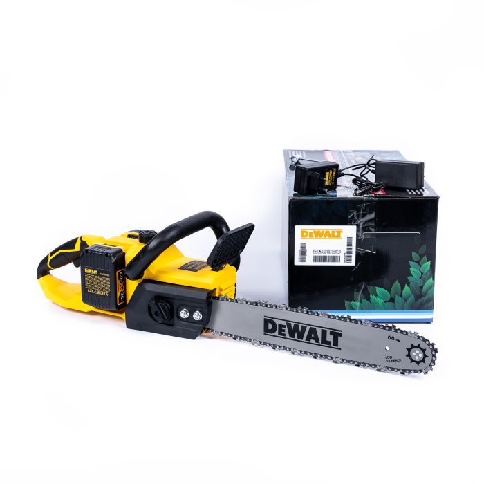 Акумуляторна пила DeWalt DCM575N (36 V, 6 Ah, шина 40 см) Безщіткова пила Деволт із двома АКБ 40 см для дров
