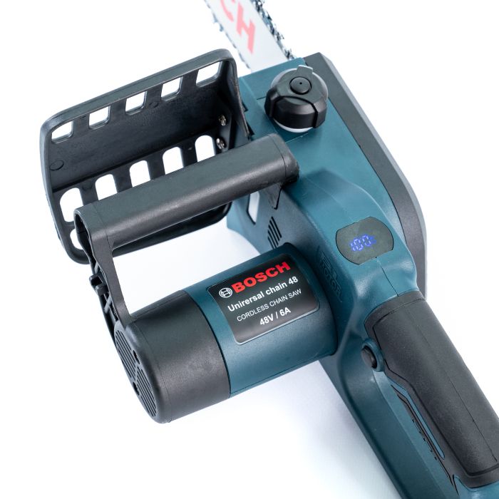 Аккумуляторная бесщеточная пила Bosch UniversalChain 48 (48V 6Ah) АКБ цепная пила Бош 30см с подачей смазки