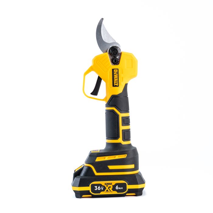 Бесщеточный аккумуляторный секатор DeWalt DCMPP580P2 (36V, 6AH) Садовый АКБ секатор Девольт с резом 30 мм