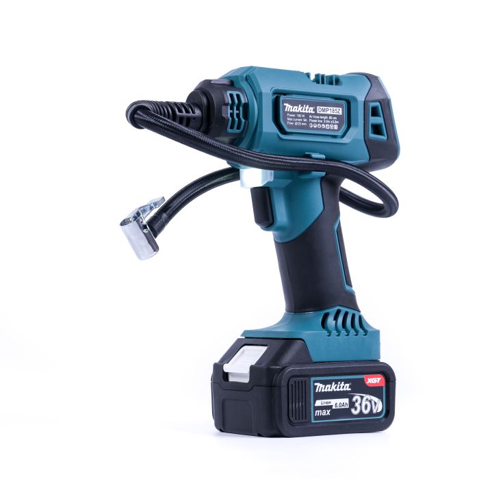 Автомобільний компресор Makita DMP185Z (36V, 6Ah) Безщітковий акумуляторний компресор Макіта для авто 12V