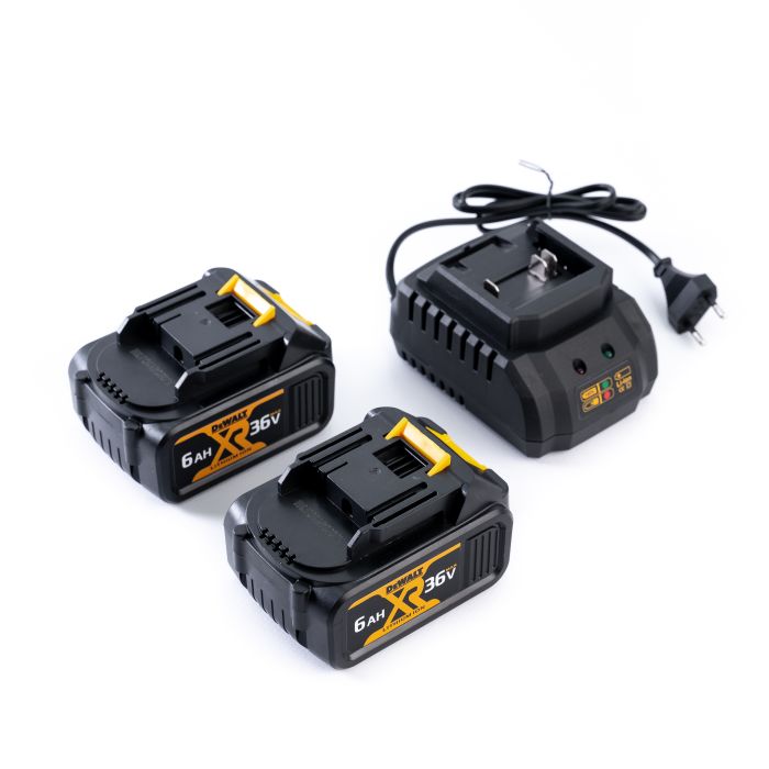 Безщітковий акумуляторний перфоратор DeWalt DCD900B (36V, 6 AH) Трирежимний перфоратор Деволт з 2 АКБ