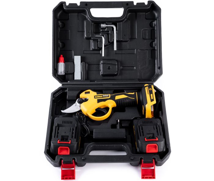 Секатор акумуляторний DeWalt DCMPPS69P2 (36V, 5Ah) Безщітковий АКБ секатор Девольт для гілок і кущів