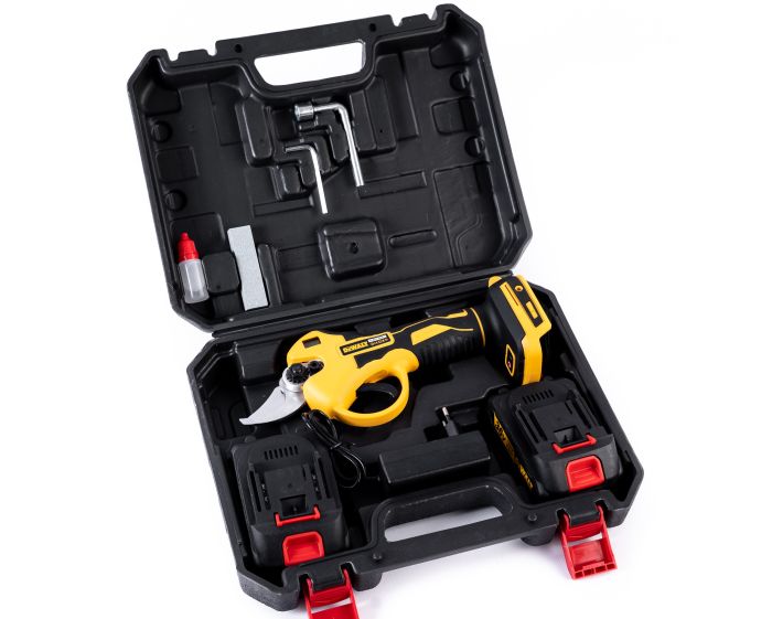 Секатор акумуляторний DeWalt DCMPPS69P2 (36V, 5Ah) Безщітковий АКБ секатор Девольт для гілок і кущів