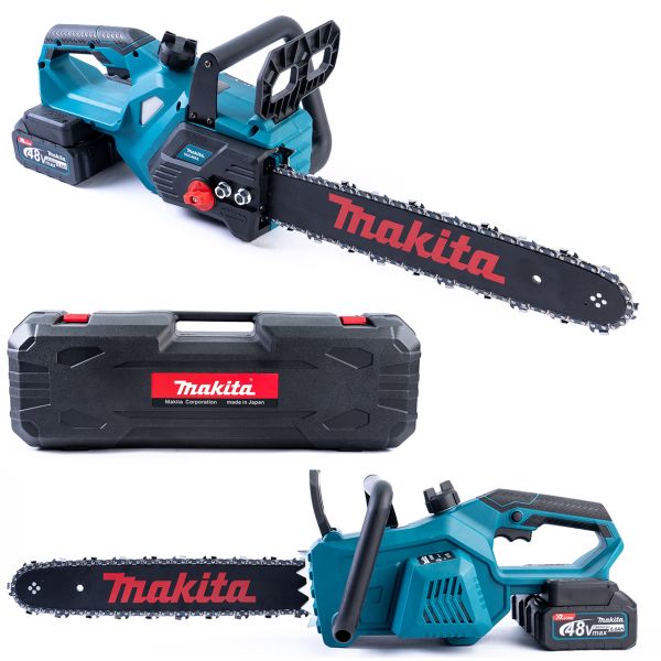 Бесщеточная аккумуляторная пила Makita DUC406Z (48V, 6Ah) Макита шина 40 см с бесключевой натяжкой цепи