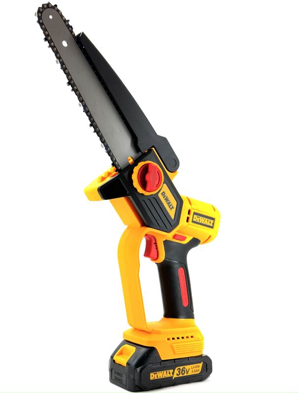 Бесщеточная аккумуляторная мини-пила DeWalt DCMPS520P1 (36V,5AH) 20см Пила девольт с автоматической смазкой