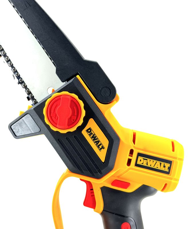 Бесщеточная аккумуляторная мини-пила DeWalt DCMPS520P1 (36V,5AH) 20см Пила девольт с автоматической смазкой