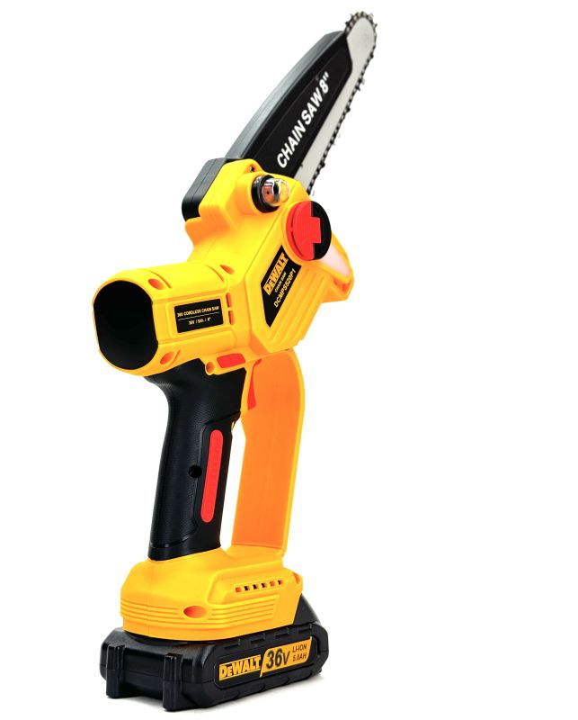 Бесщеточная аккумуляторная мини-пила DeWalt DCMPS520P1 (36V,5AH) 20см Пила девольт с автоматической смазкой