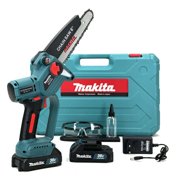 Бесщеточная аккумуляторная пила Makita 20см DUC101Z 36V Пила Макита с индикатором и автоматической смазкой