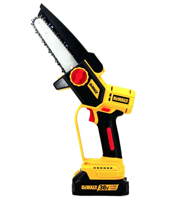 Бесщеточная аккумуляторная мини-пила DeWalt 15см DCMPS520P1 (36V,5AH) Пила девольт с автоматической смазкой