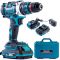 Ударний безщітковий акумуляторний дриль-шуруповерт Makita DTW 488 (36V, 6 AH) Макіта з металом патроном 13 мм 