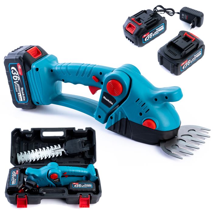 Аккумуляторные ножницы-кусторез Makita DUM200DZ (36V, 6Ah) Садовые АКБ ножницы Макита для травы и кустов