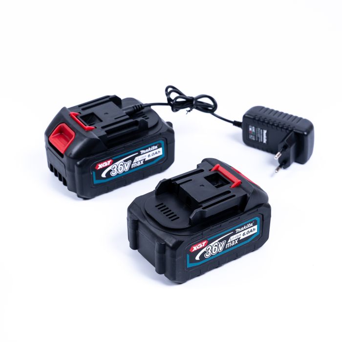 Кусторез Makita DUH505DZ аккумуляторный (36V 6AH) c длинной насадкой, кусторез с 2 АКБ для стрижки кустов