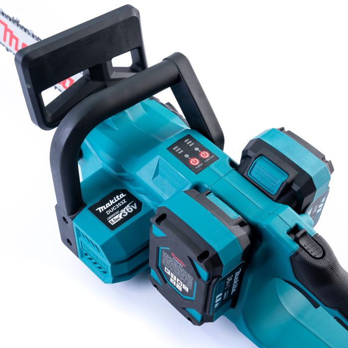 Акумуляторна ланцюгова пила Makita DUC353Z (36V, 6 Ah, шина 40 см) АКБ пила Макіта із шиною 40 см для дров