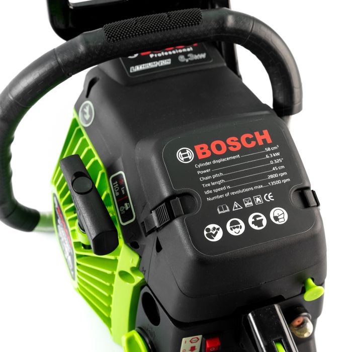Мощная Бензопила BOSCH PL5035MS с шиной 45см ( 6,3 кВт 52 см3 ) Бензиновая цепная пила Бош для сада дров