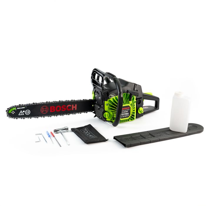 Мощная Бензопила BOSCH PL5035MS с шиной 45см ( 6,3 кВт 52 см3 ) Бензиновая цепная пила Бош для сада дров