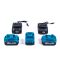 Комплект акумуляторний 5в1 Makita 48V (Гайковерт + Шуруповерт + УШМ + Перфоратор + Циркулярка) Набір Макіта + 3 АКБ