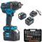 Аккумуляторный бесщеточный ударный гайковерт Makita TW002GZ 1000Hm (48V, 9AH) с набором головок Макита